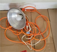 Shop lamp with extension cord