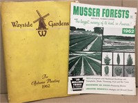 1962 Wayside Gardens & 1962 Musser Forests Books