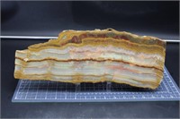 Huge Mexican Onyx Slab 8lbs 3ozs