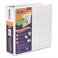 QUICKFIT Instant Angle D-Ring Binder - 3" Binder