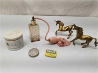 Brass Unicorn, Perfume Bottle Beauty Tins, Plus