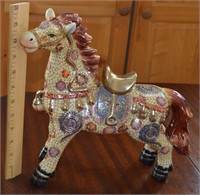 12" Satsuma Porcelain Decorative Horse
