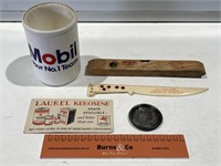 Assorted MOBIL Collectables Inc. Spirit Level,