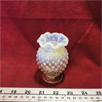 Small Hobnail Glass Vase (Vintage)