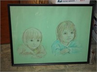 FRAMED CHILD SKETCH