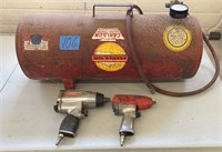 Air tank, Craftsman & Snap-On pneumatic drills