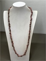 NEW THULITE STONE NECKLACE