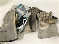 WELDING ROD & GLOVES WITH WIRE BRUSHES