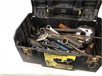 STANLEY TOOL BOX FULL OF MISC TOOLS