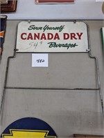 Canada Dry Beverages Rack Sign - 16" x 19"