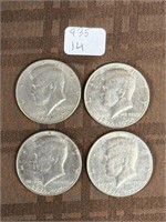 Lot of 4 Bicentennial Kennedy Half Dollars