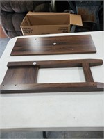 Wooden side table with drawer