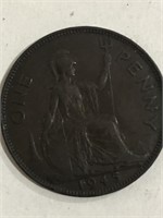 1945 GREAT BRITAIN ONE PENNY