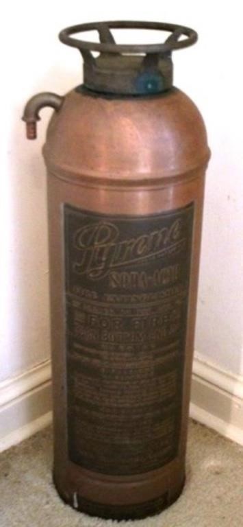 Pyrene Copper Fire Extinguisher - 24" tall