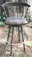 Wood Chair/Stool - 42 x 23 x 17