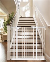 InnoTruth Baby Gate for Stairs 36 Tall White