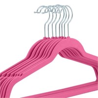 24-Pack Velvet Non-slip Grip Clothing Hanger (Hot