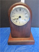 WALNUT MANTLE CLOCK HANDCRAFTED, SIGNED