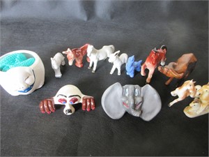 12 Ceramic Animals