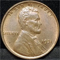 1931 Lincoln Wheat Cent Nice High Grade
