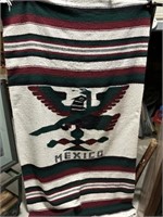 Mexico Throw Blanket 75 X 44 "