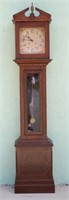 LATE 19TH C. OAK GRANDFATHERS CLOCK, SPRING