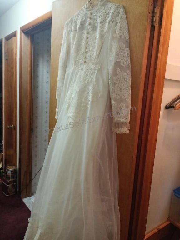 Vintage Hand-Made Wedding Dress