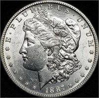 1887-S US Morgan Silver Dollar BU from Set