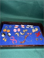 Various vintage earrings