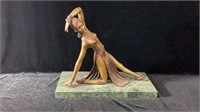 After Chiparus Bronze Art Deco Sculpture