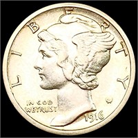 1916-S Mercury Dime CHOICE BU