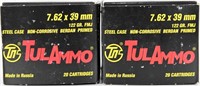 40 Factory Rounds of TulAmmo 7.62X39