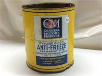 General Motors Products Anti-Freeze Tin