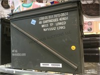 Large metal ammo can