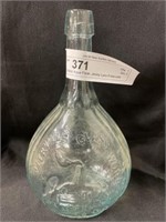Glass Aqua Flask- Jenny Lind-Fislerville Glass Wor