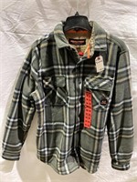 Real Tree Men’s Button Up Flannel Jacket M
