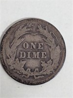 1908 Barber Dime (No Mint Mark)