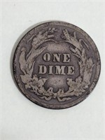 1901 Barber Dime (No Mint Mark)