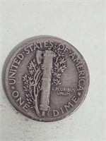 1938 Mercury Dime (No Mint Mark)