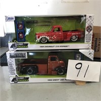 (2) Model Trucks