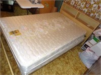 Full sized bed with boxspring