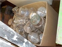 Quantity Glass Top Canning Jars