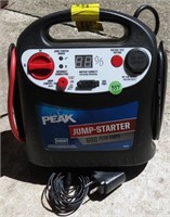 Peak Jump-Starter 600 Peak Amps, 2.1A USB Outlet.