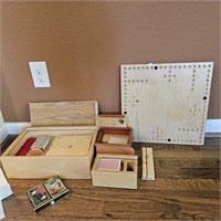 Cards & Marbles Artisan Made Board Game Sets