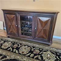 Hooker Furniture Wood & Glass Front Media Console