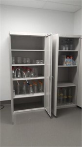Metal Cabinets & Racking w/ Contents