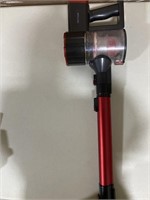 Used: PrettyCare red cordless vacuum with wall