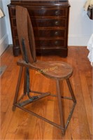 1800's Antique Wooden Stitching Pony Horse,