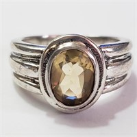 $200 Silver Citrine Ring