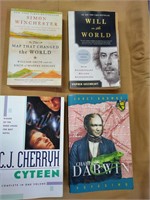 4- Assorted Soft Cover Books